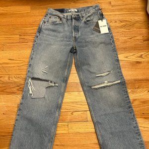 RE/DONE 90s Comfy Straight-Leg Jeans Sz 25